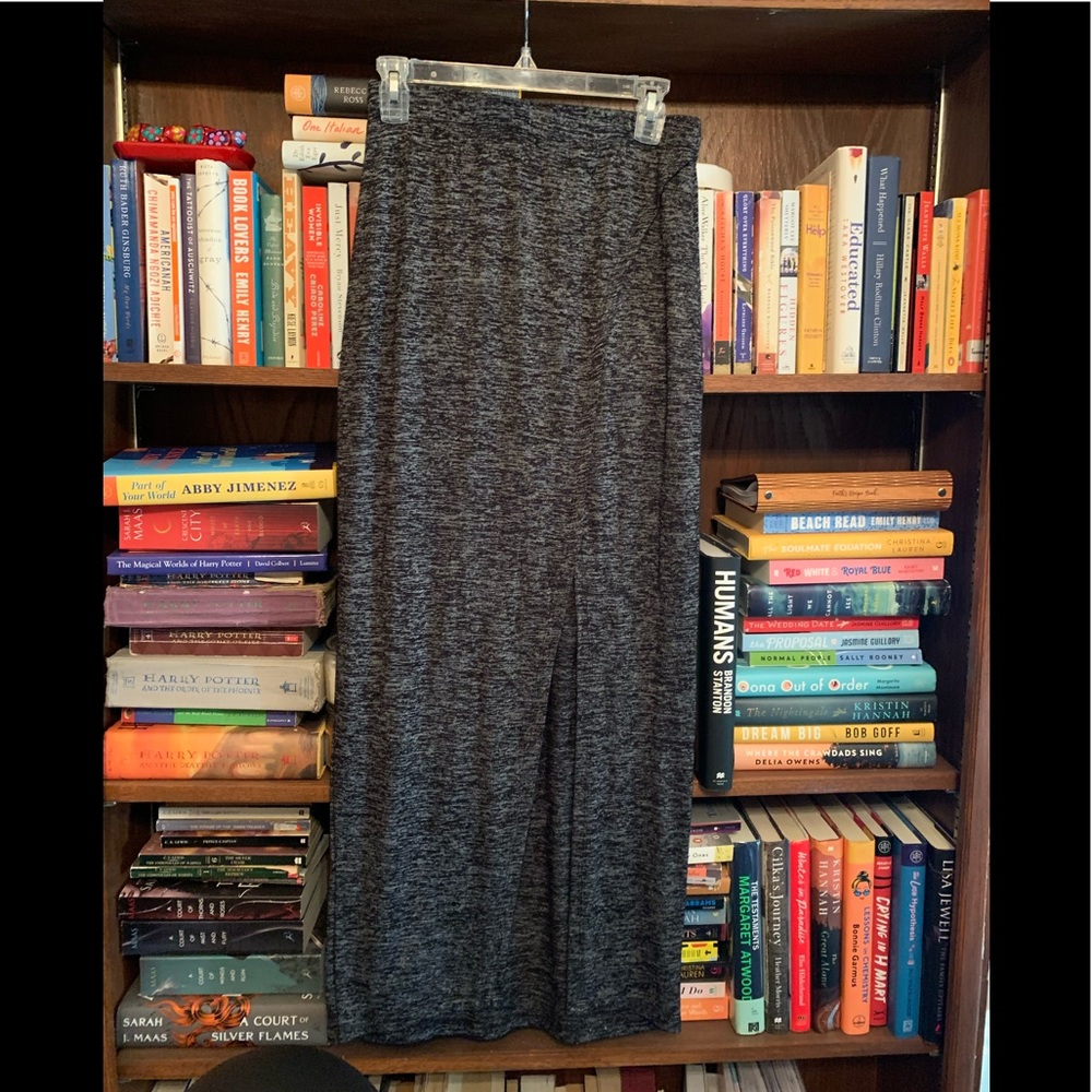 Heather Grey Maxi Skirt